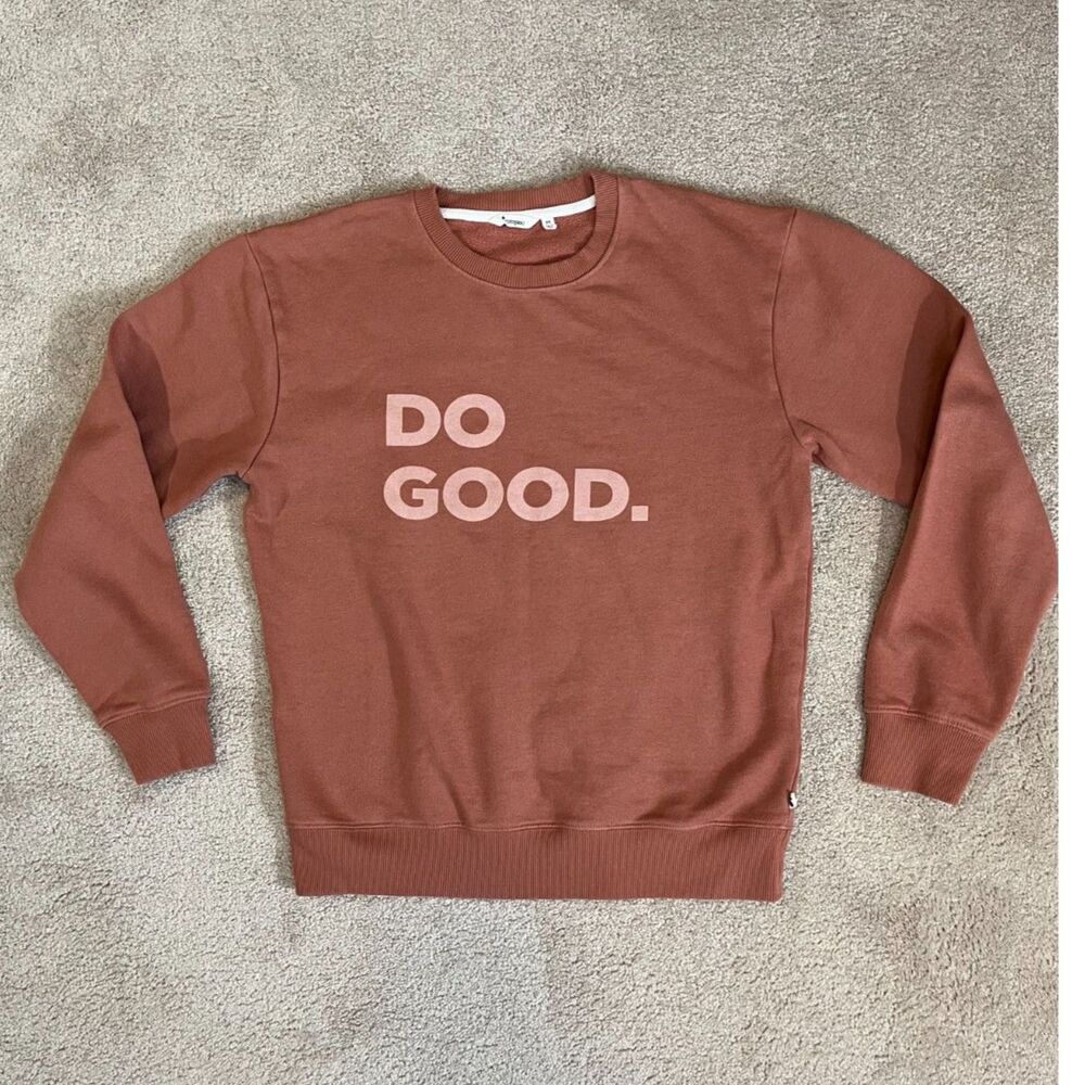 Cotopaxi Women's Do Good Crew Sweatshirt Earthen Pink Size Medium